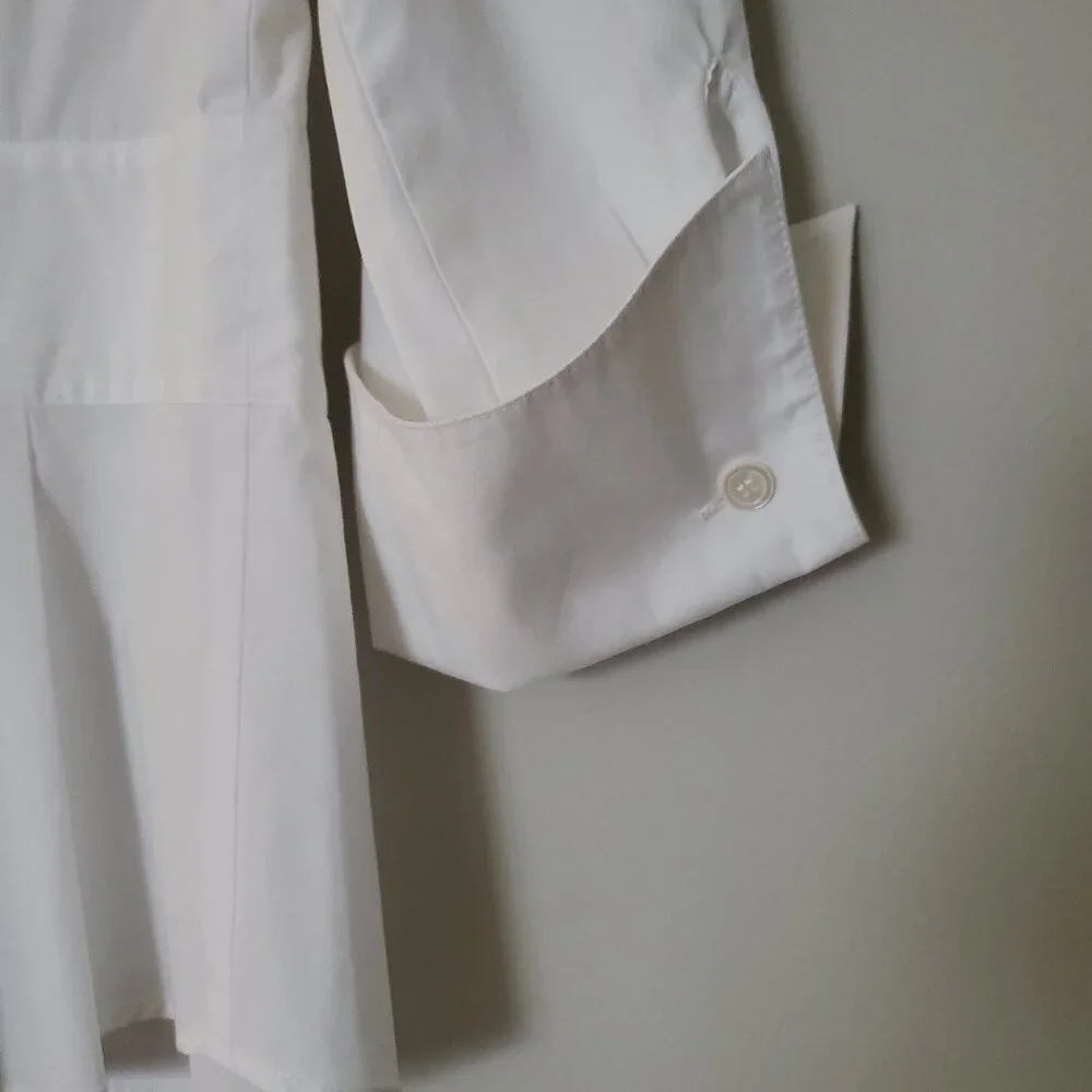 Diane von Furstenberg White Cotton Shirt - Picture 5 of 10